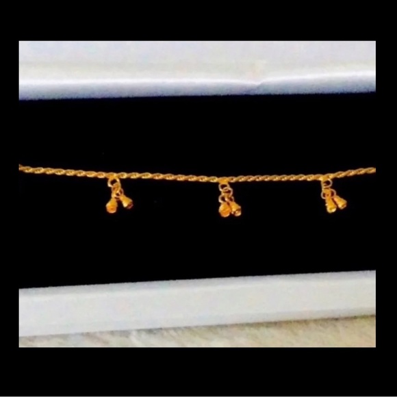 24k SOLID GOLD BELL BRACELET/ 6.5” LENGTH 🔥 - Picture 9 of 9